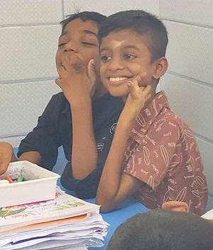 Special Education activity at Apple Valley Special School