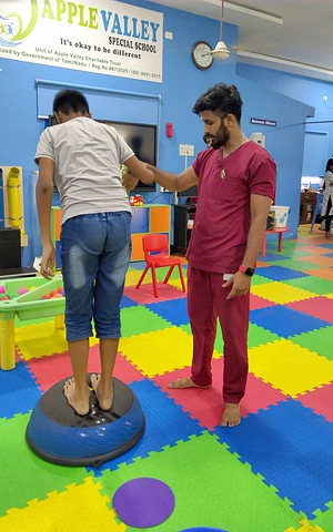 Pre-Vocational Training activity at Apple Valley Special School