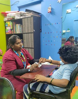 Music Therapy activity at Apple Valley Special School