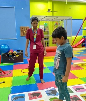 NIOS learning activity at Apple Valley Special School