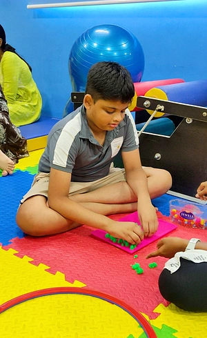 Play Therapy activity at Apple Valley Special School