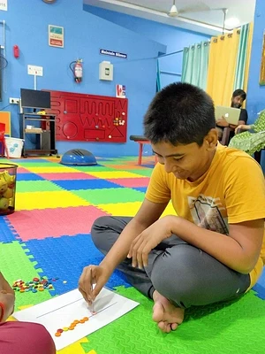Play Therapy activity at Apple Valley Special School